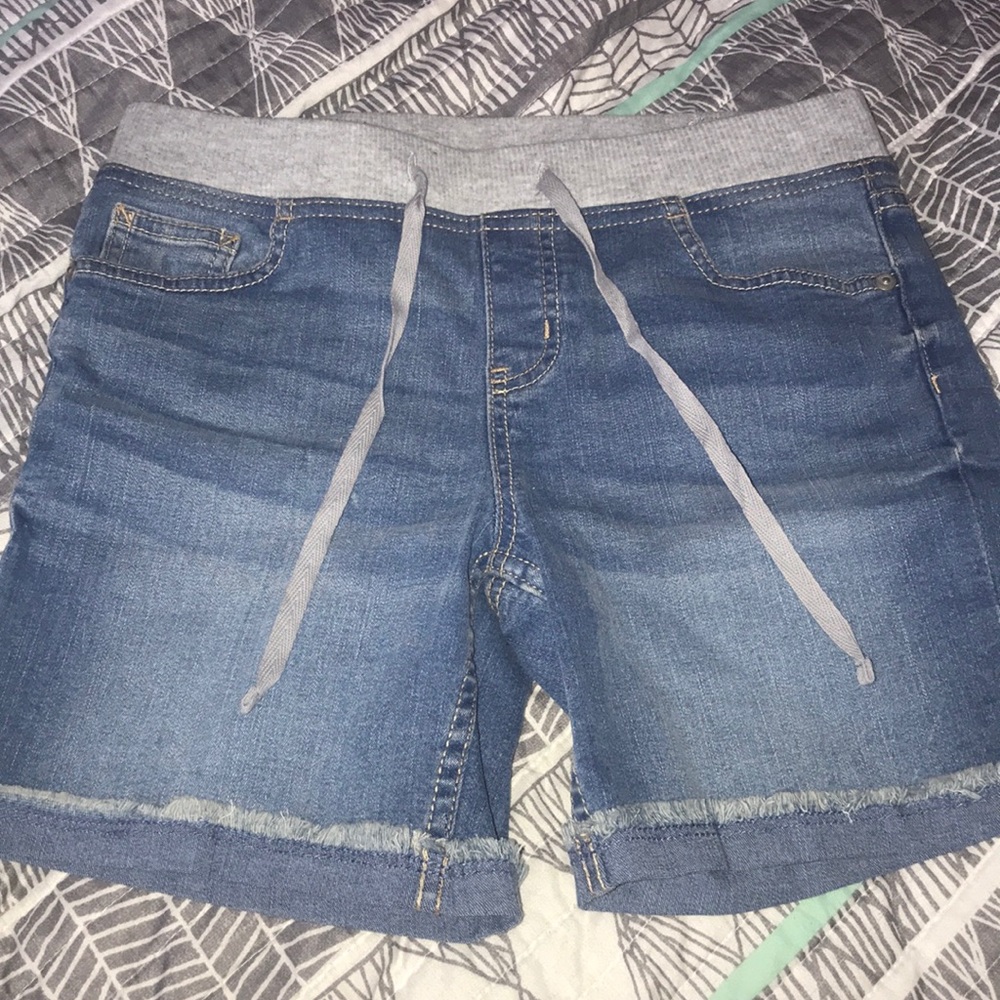Justice Light Wash Jean Shorts